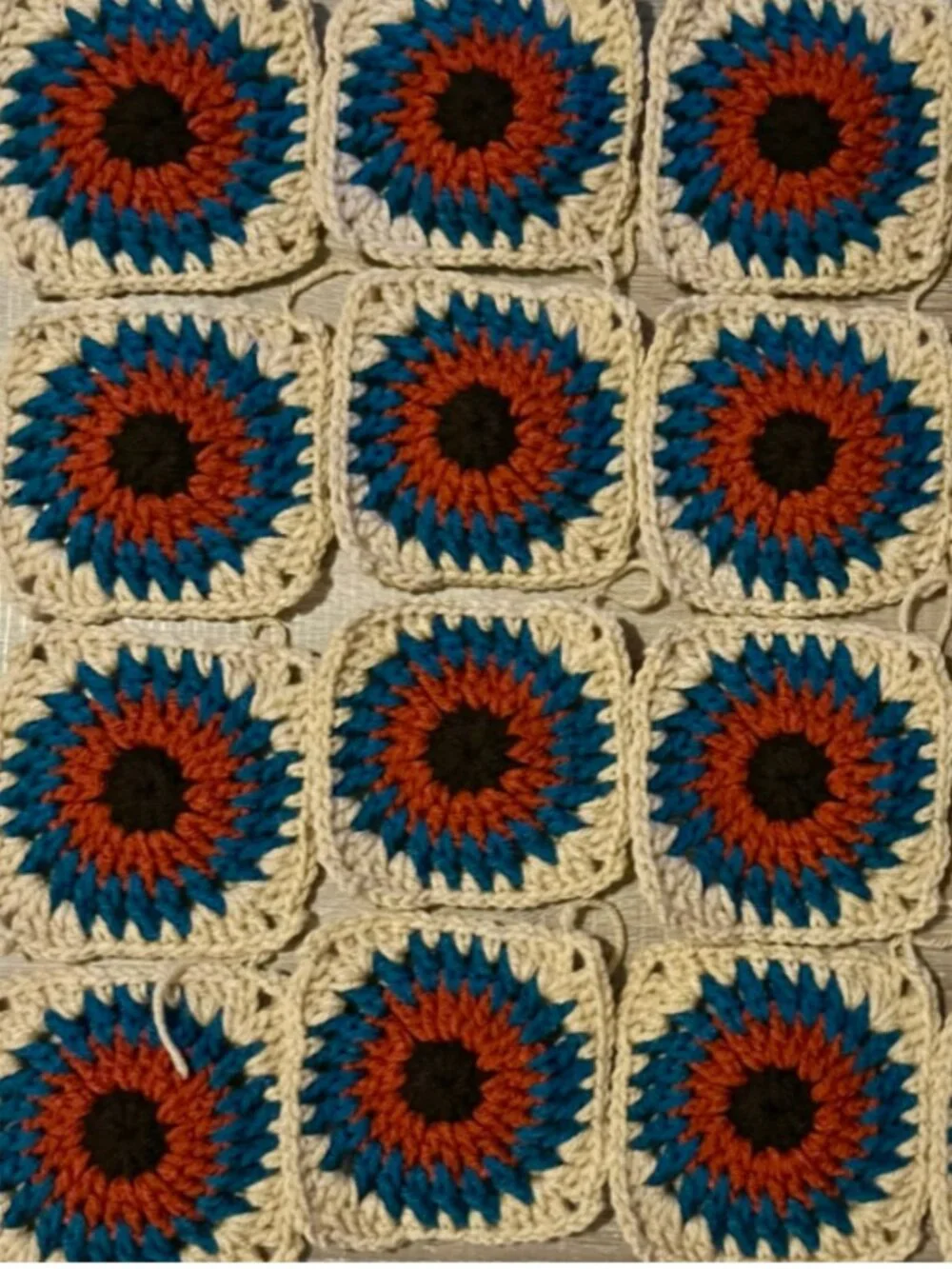 20 Handmade Starburst Squares - Cold Bloom DIY Fashion & Home